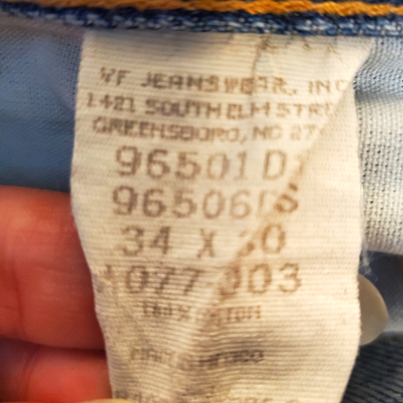 Vintage Wrangler Star Authentic Jeans Men's 34x30 Straight - Picture 5 of 8